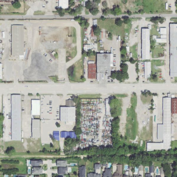 Aerial photo of Pinemont Auto Salvage