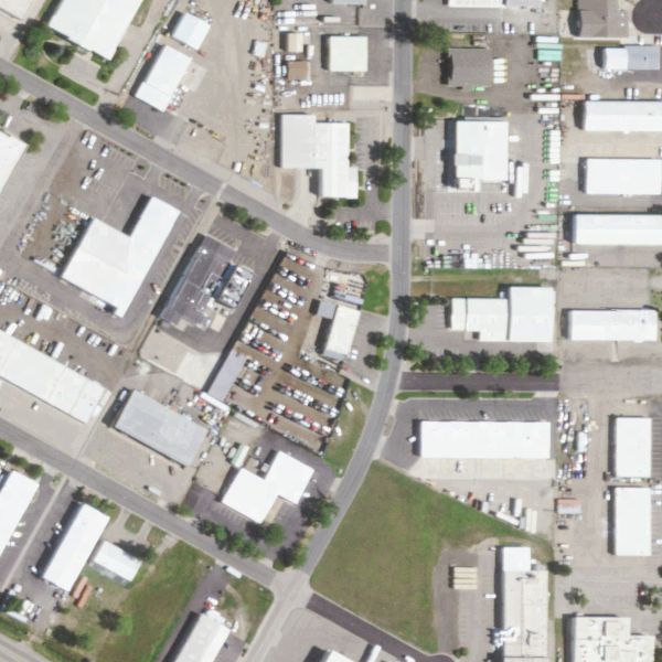 Aerial photo of Scott's Used Parts