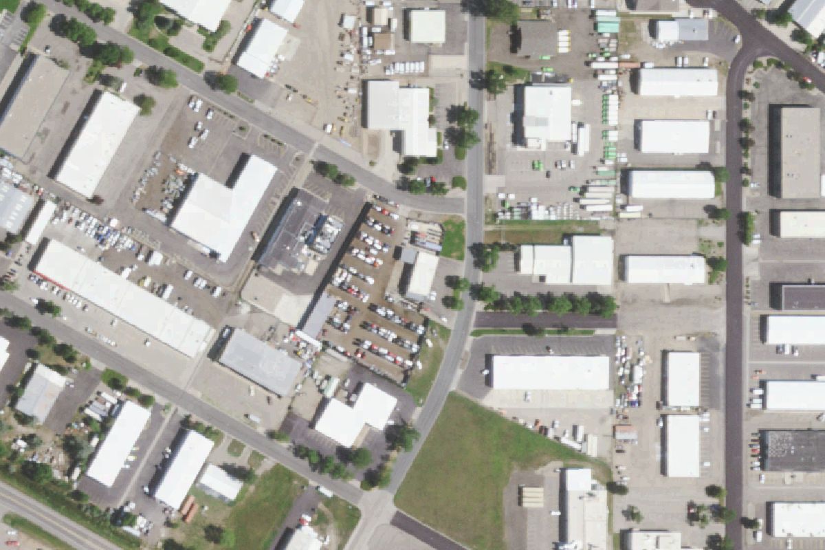 Aerial photo of Scott's Used Parts at 209 North Link Lane