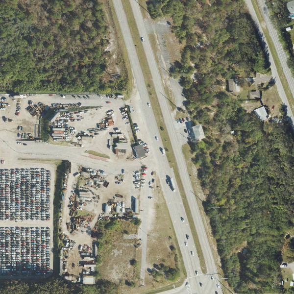 Aerial photo of A & a Auto Salvage