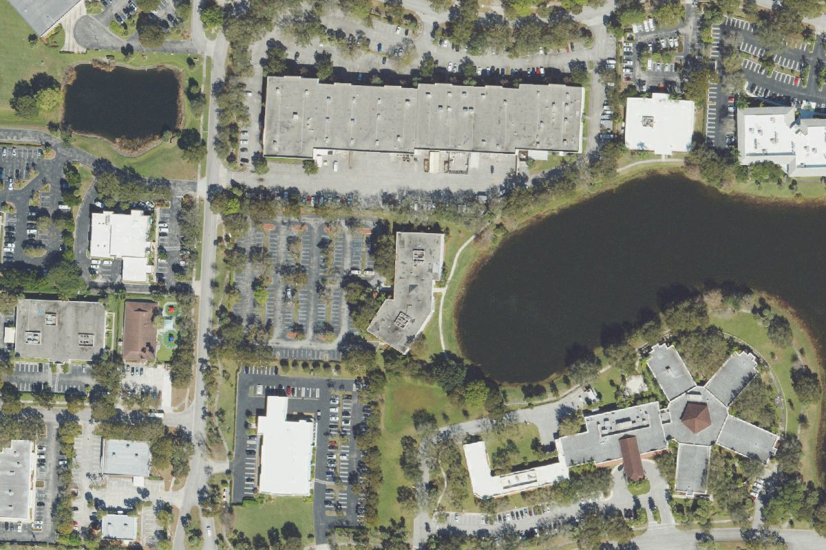 Aerial photo of WPBF Junk Cars