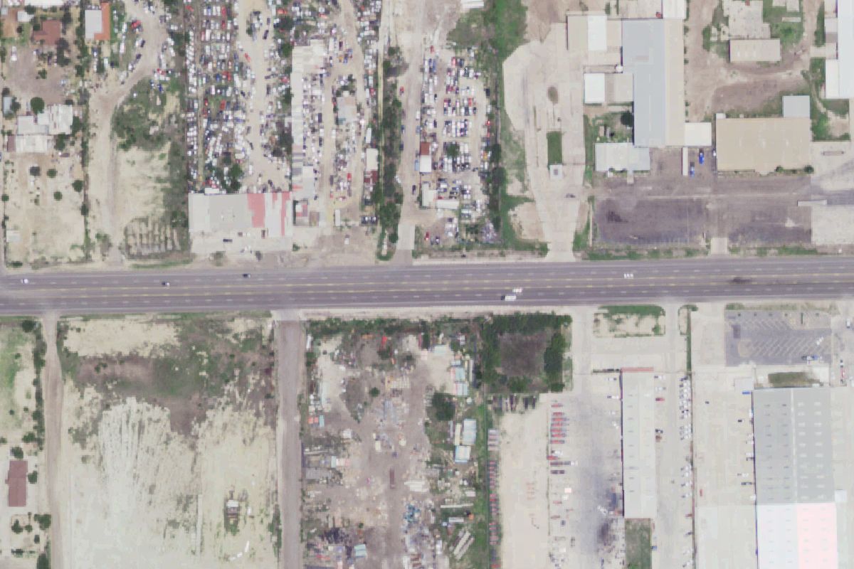 Aerial photo of El Primo Used Auto Parts Yonke