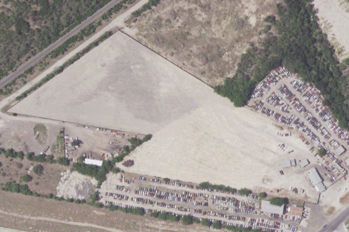 Aerial photo of A-1 Salvage at San Antonio