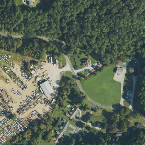 Aerial photo of Tas Recycling
