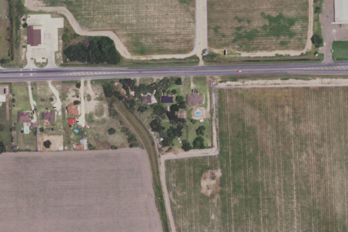 Aerial photo of Deleon Auto's Sales and Used Parts
