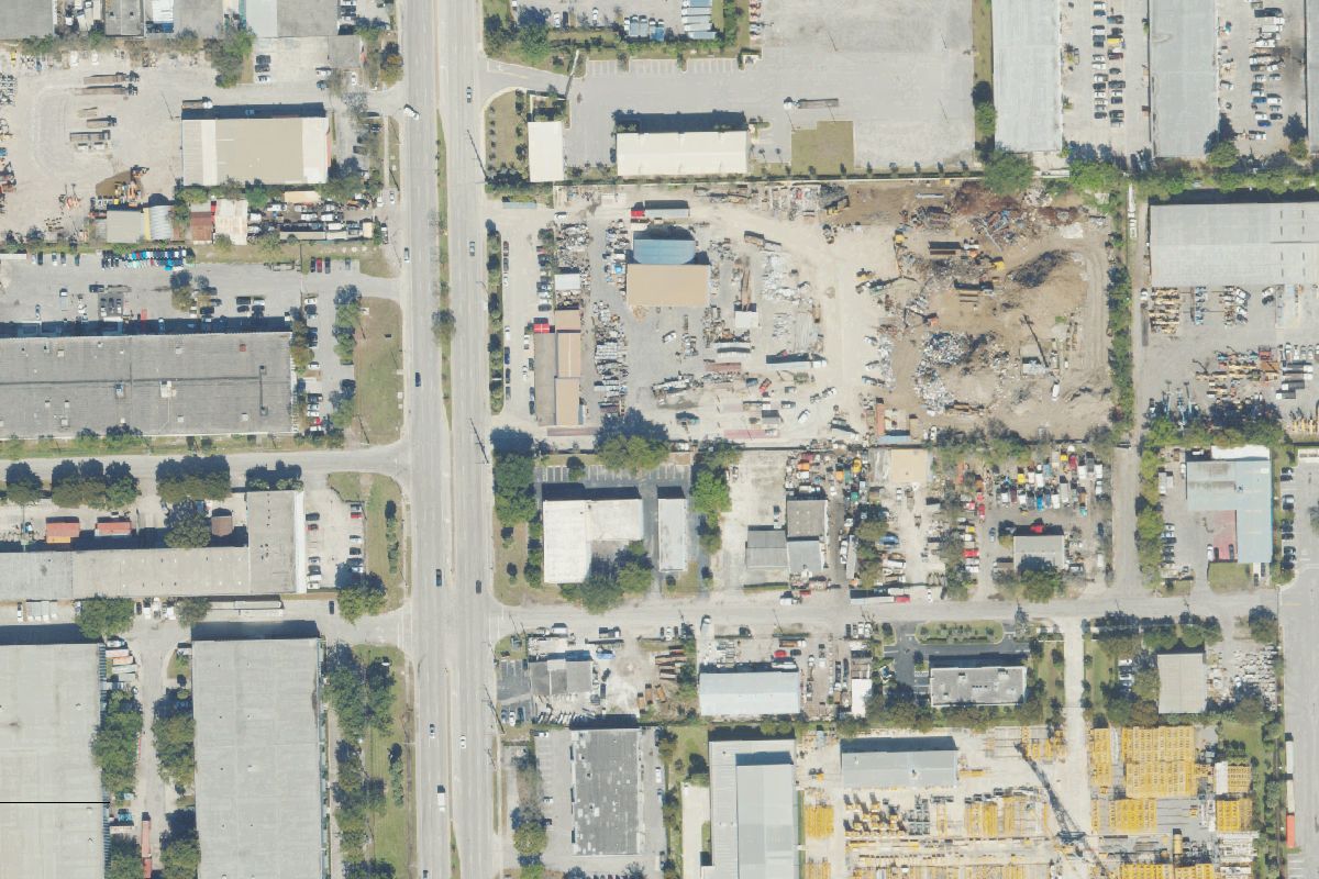 Aerial photo of SA Recycling - Pompano Beach at 1610 N Powerline Rd