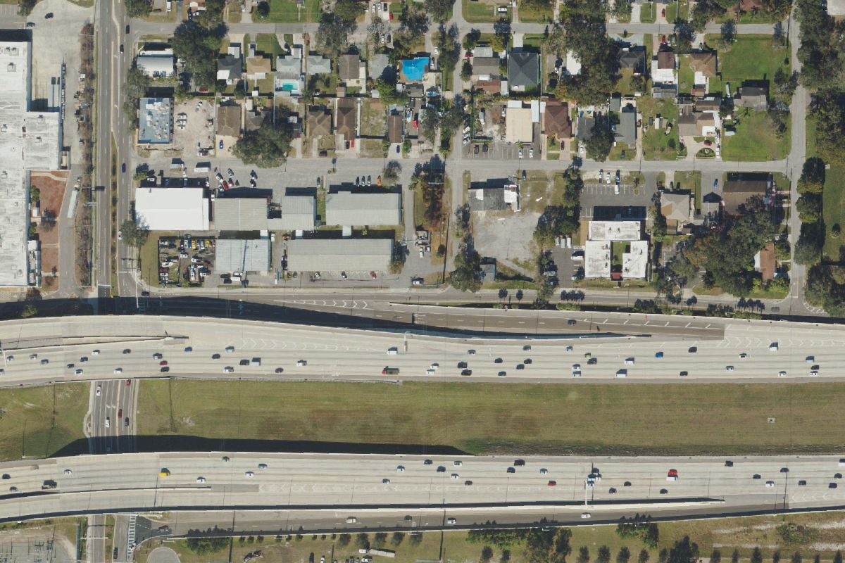 Aerial photo of Allmag Auto Parts at 3407 W Green St