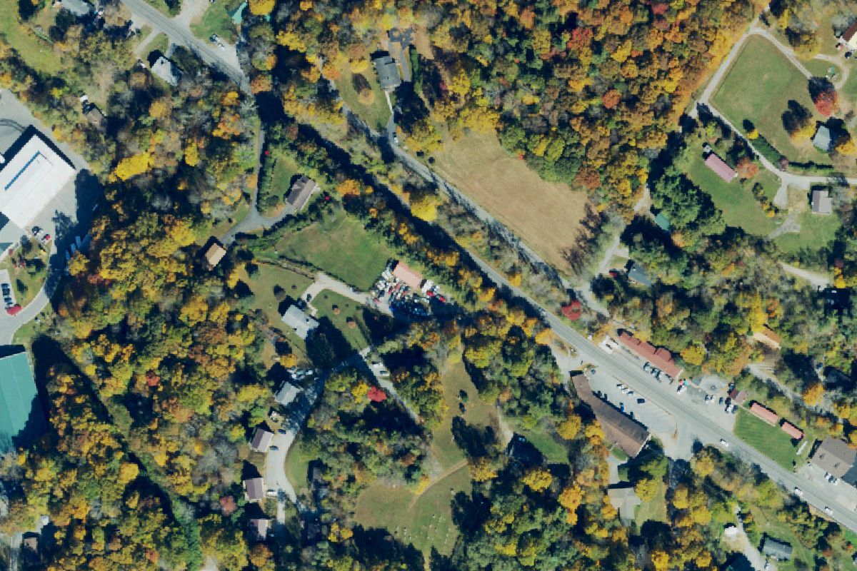 Aerial photo of K & S Towing