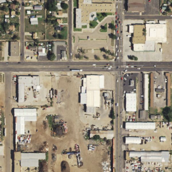 Aerial photo of Amarillo Recycling