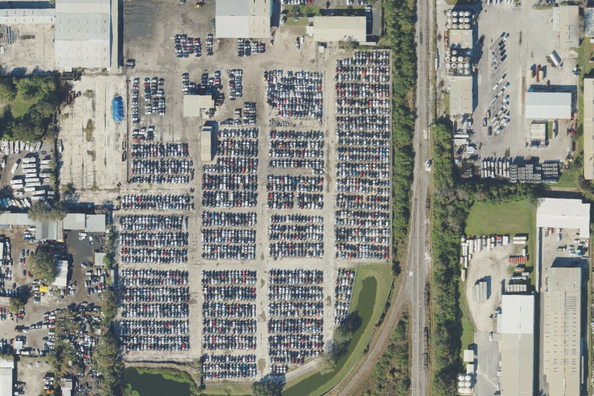 Aerial photo of Pick Your Part - Tampa at 5109 Causeway Blvd