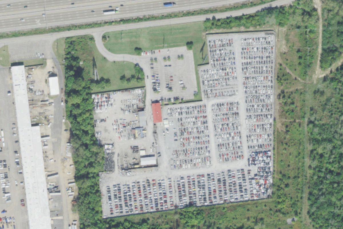 Aerial photo of Pull-A-Part Memphis at 2955 Farrisview Blvd.
