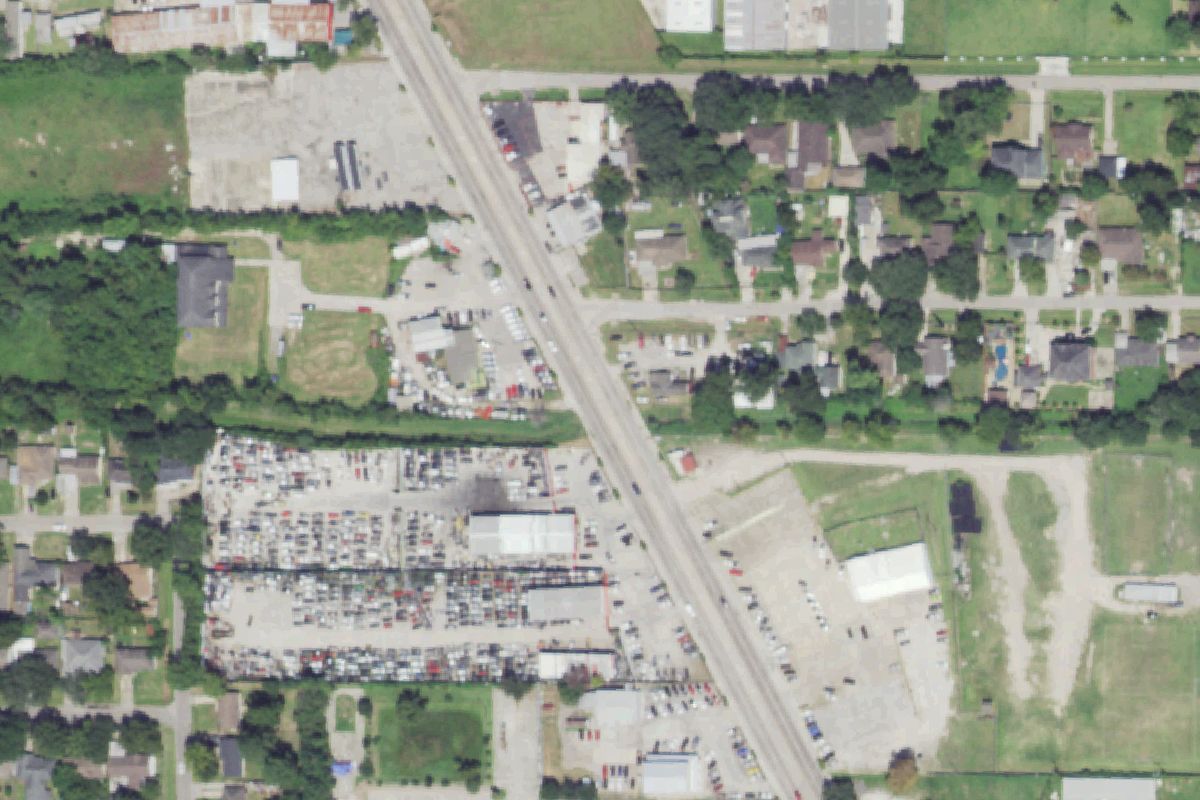 Aerial photo of Trust Auto Parts at 8225 Airline Dr