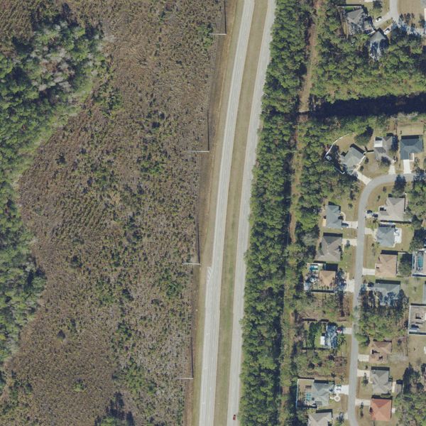 Aerial photo of John's Auto Parts of Bunnell