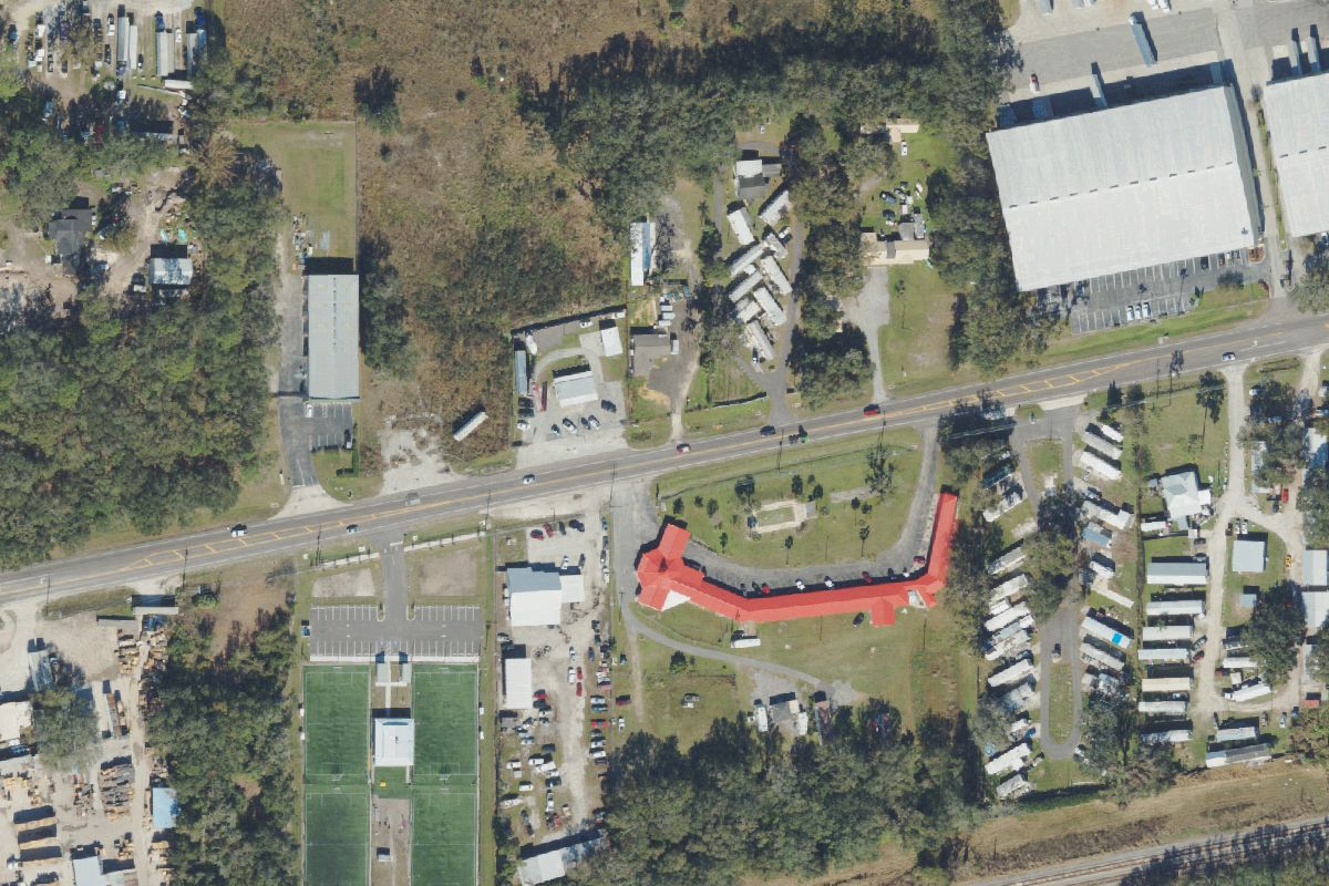 Aerial photo of Ogh Auto Parts