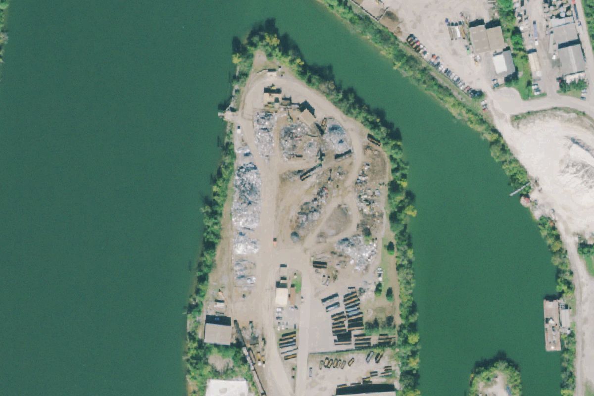 Aerial photo of CMC Recycling at Chattanooga