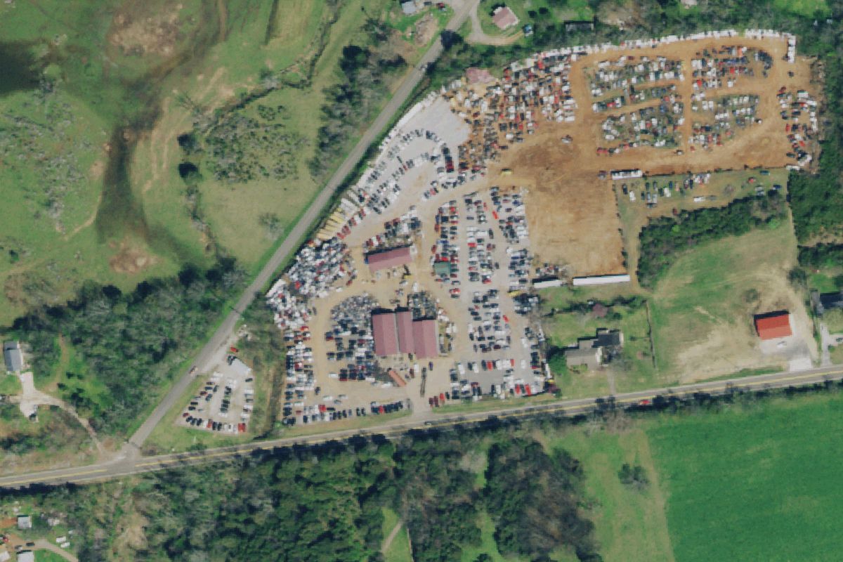 Aerial photo of Jones(jasper) Auto Parts at 1410 Highway 25-70W