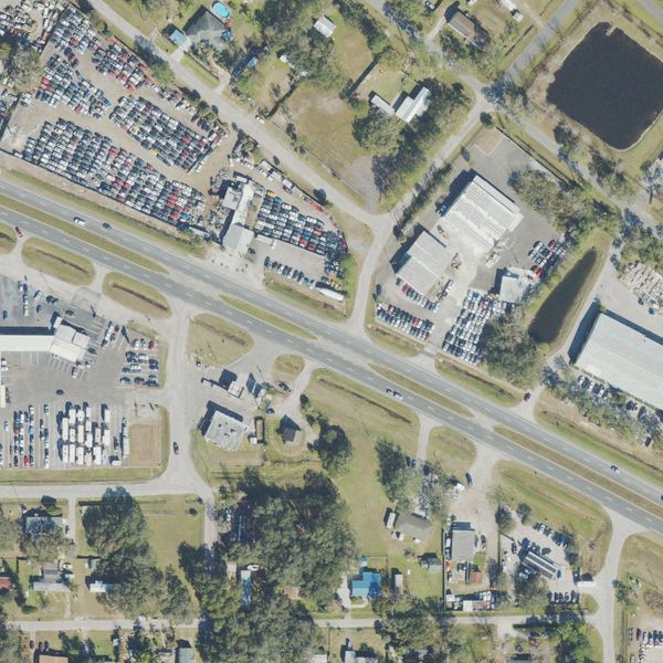 Aerial photo of ABC Used Auto Parts