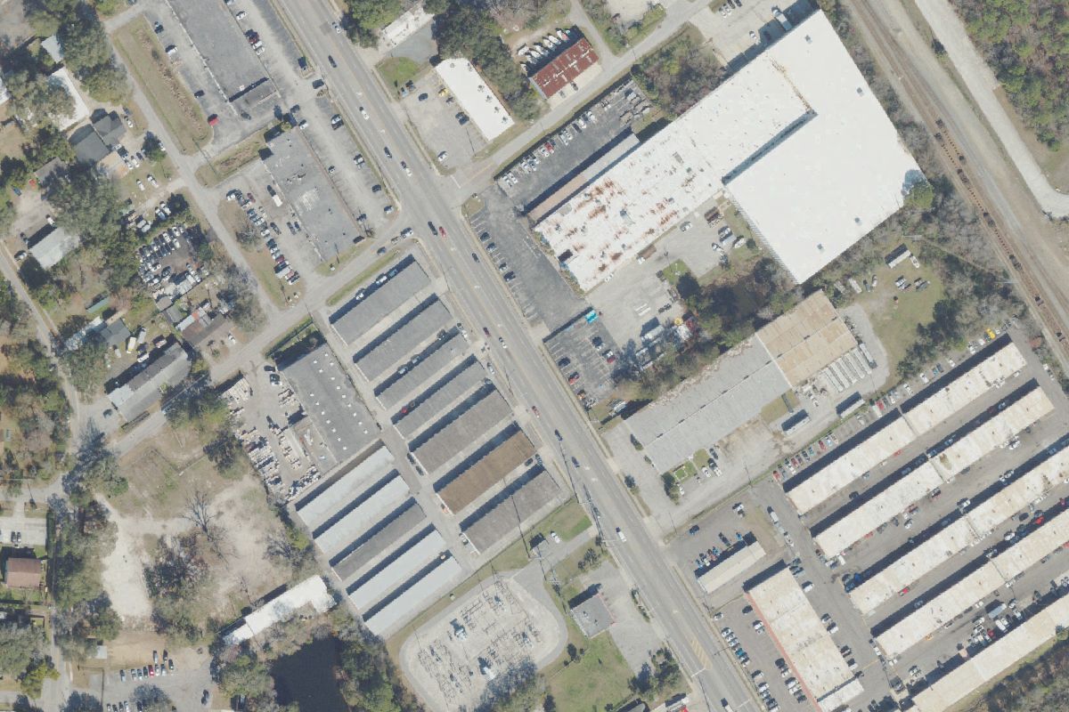 Aerial photo of Japan Salvage & Auto Parts