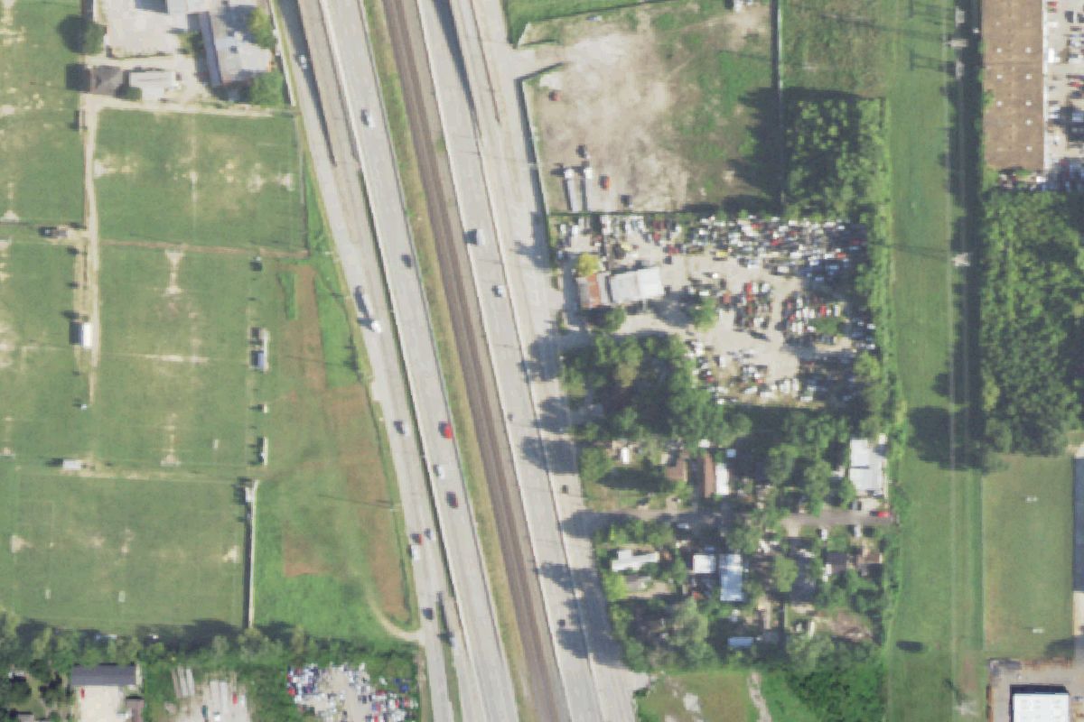 Aerial photo of Nyco Hardy Auto Parts
