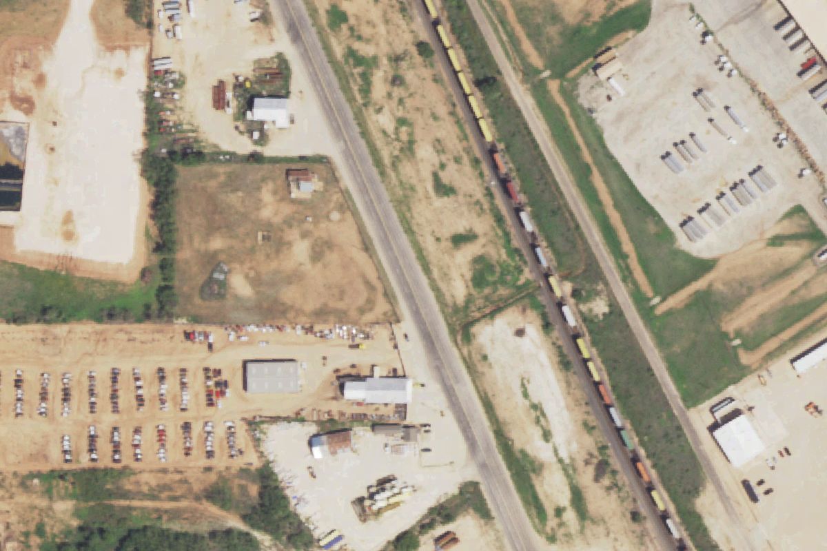 Aerial photo of McClurg Auto Parts