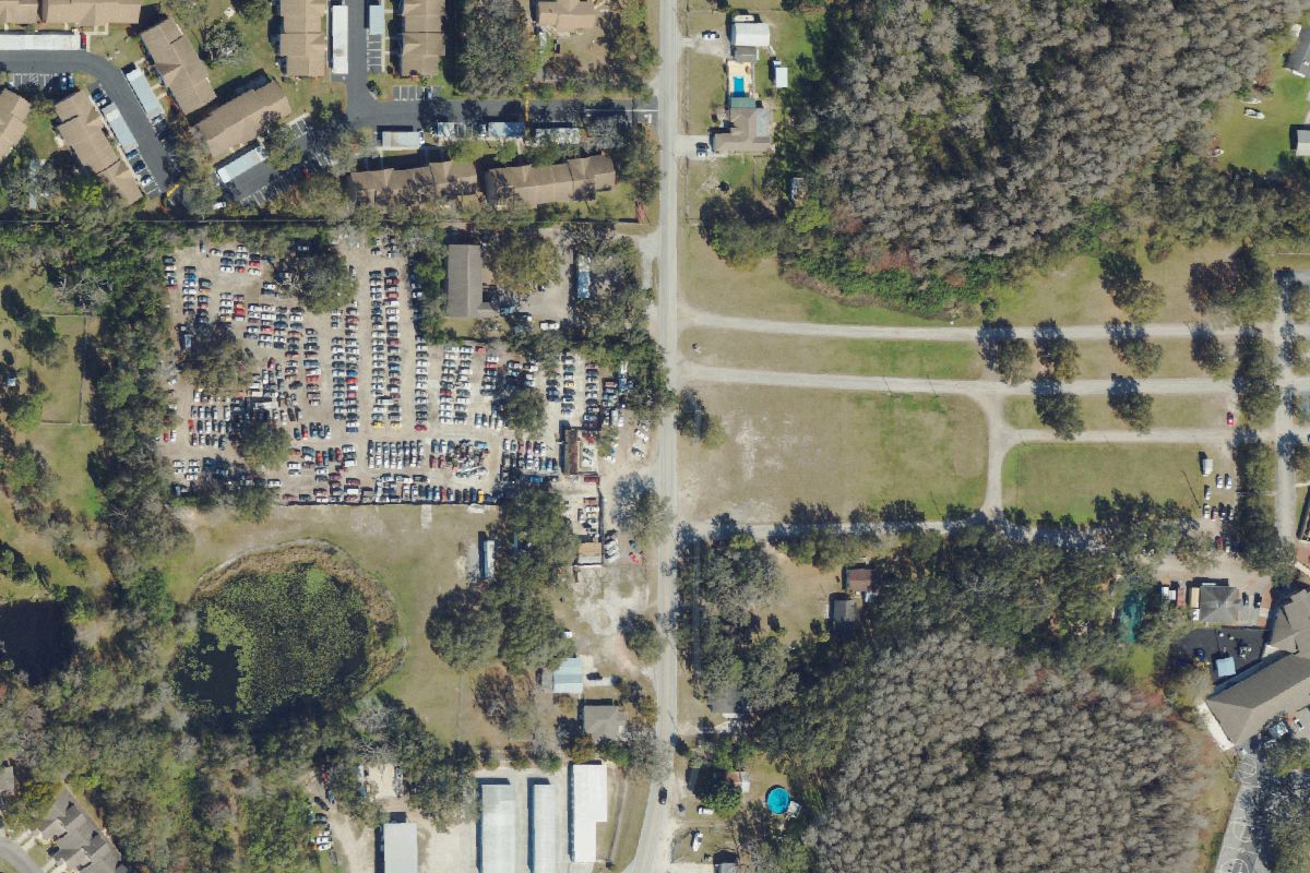 Aerial photo of New Port Auto Recycling