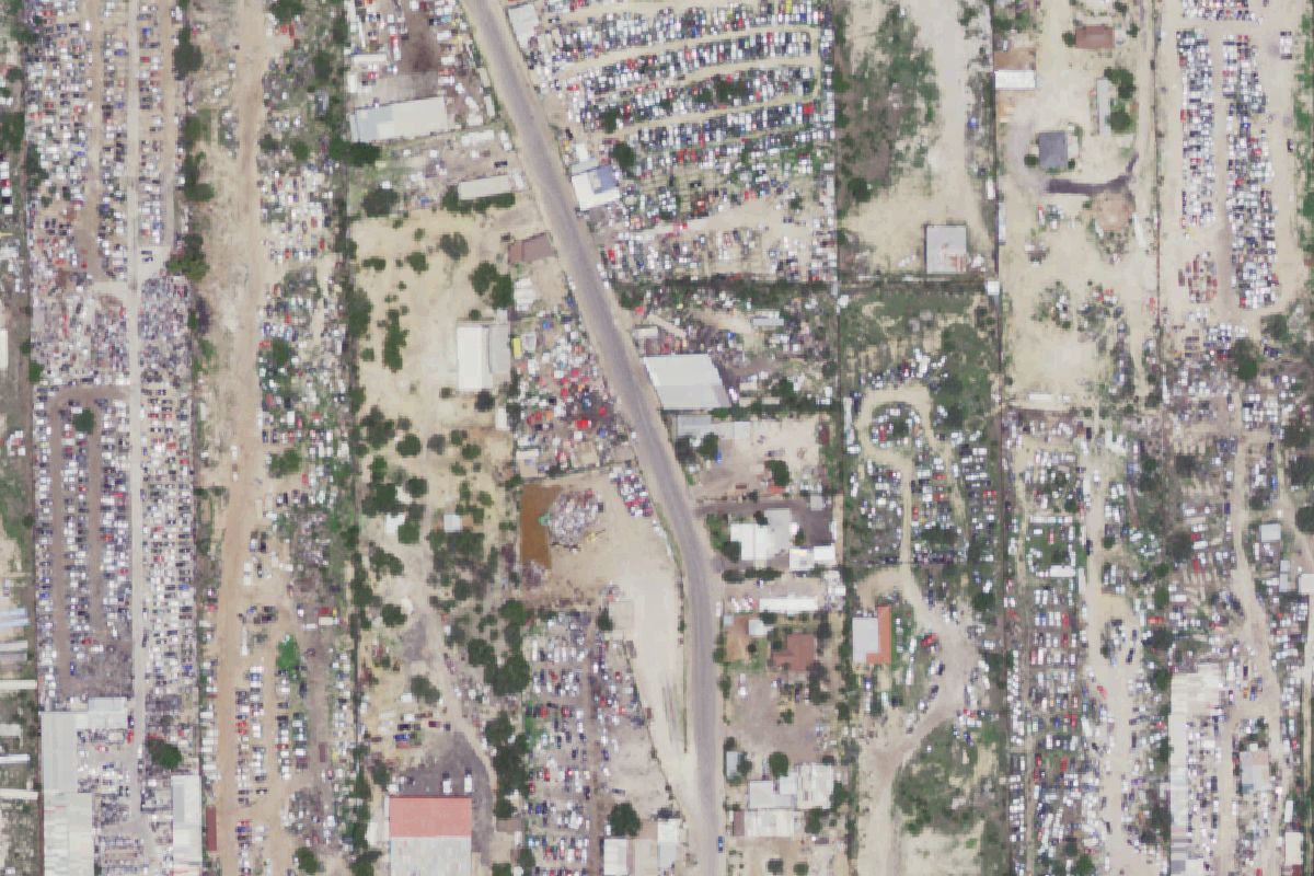Aerial photo of El Paisano Used Auto Parts at 199 Riata Road