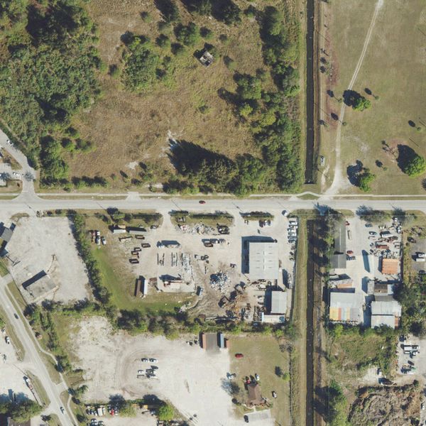 Aerial photo of Atlantic Coast Recycling