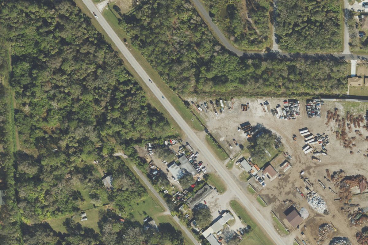 Aerial photo of Atland Recycling at 2248 US Highway 98 N