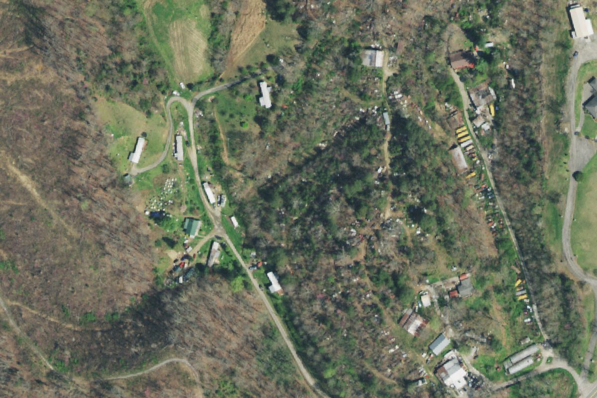 Aerial photo of Miller Auto Parts