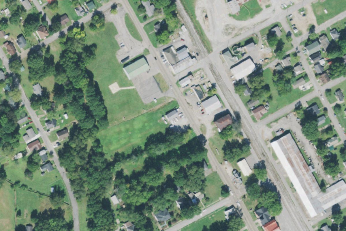 Aerial photo of J&J Cycle Salvage