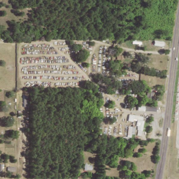 Aerial photo of DG Auto Salvage
