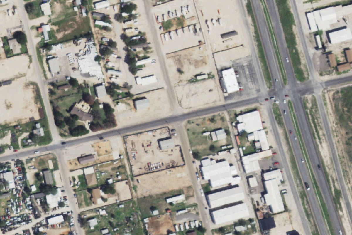 Aerial photo of R&J Truck Parts at 201 W Hillmont Rd