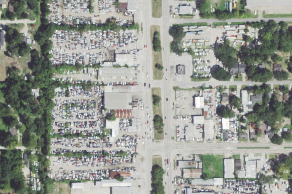 Aerial photo of Contla at 6511 N Shepherd