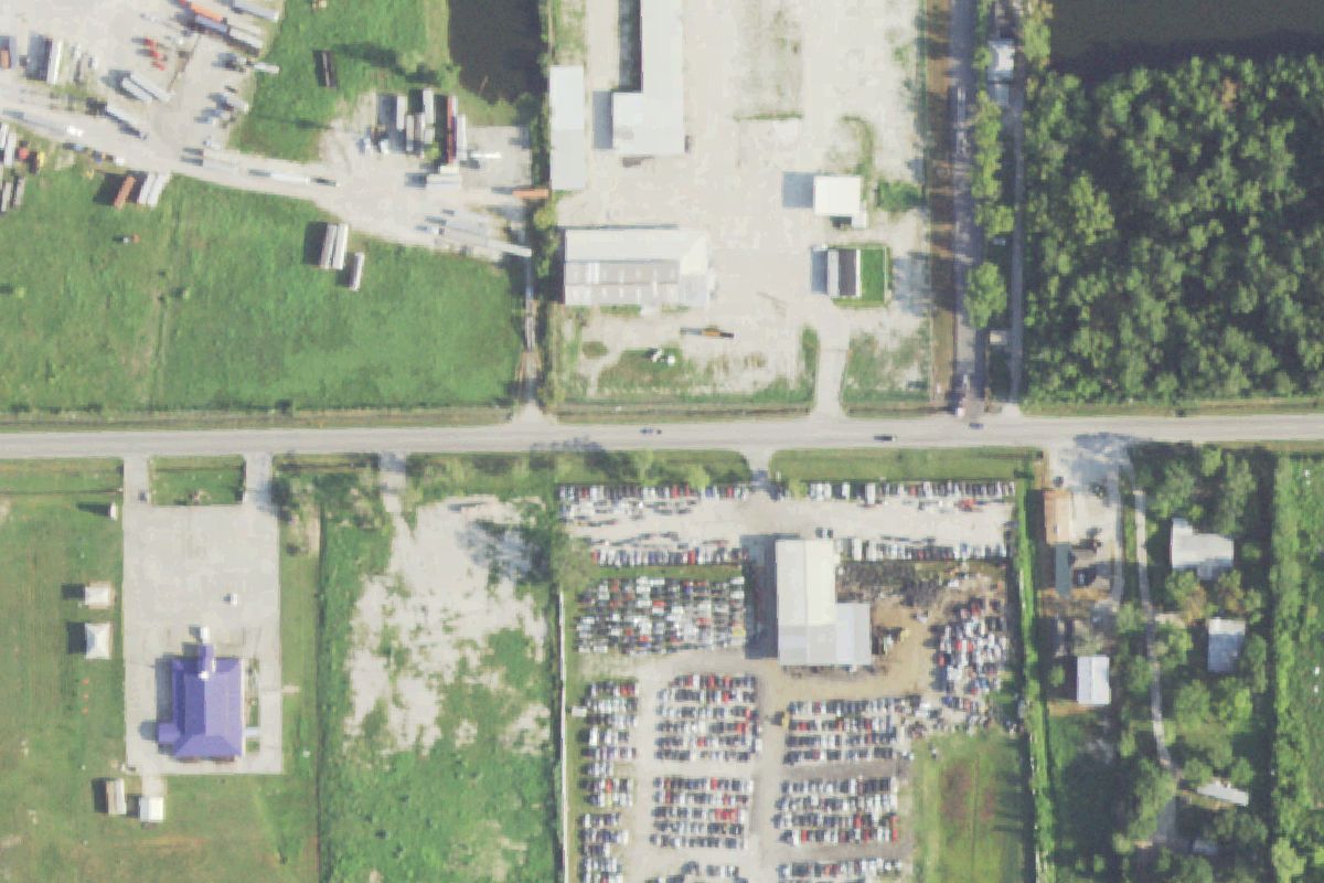 Aerial photo of Prestige Pull Your Part at 7615 Mount Houston Rd
