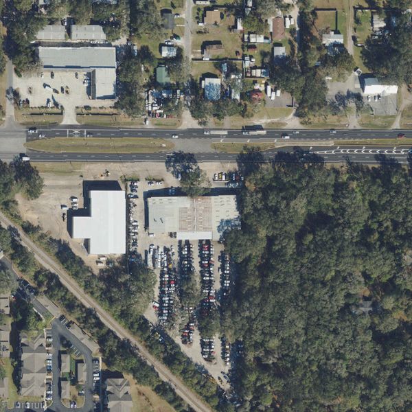 Aerial photo of Brandon Auto Services