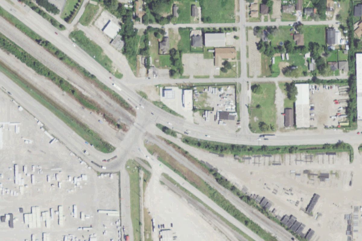Aerial photo of Fred's Scrap Metal Wrecker Service