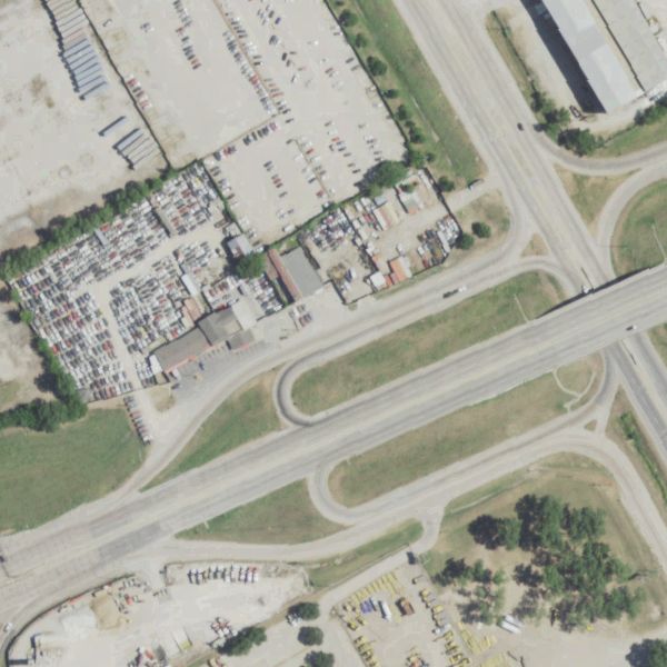 Aerial photo of Garland Auto Recyclers and Auto Parts