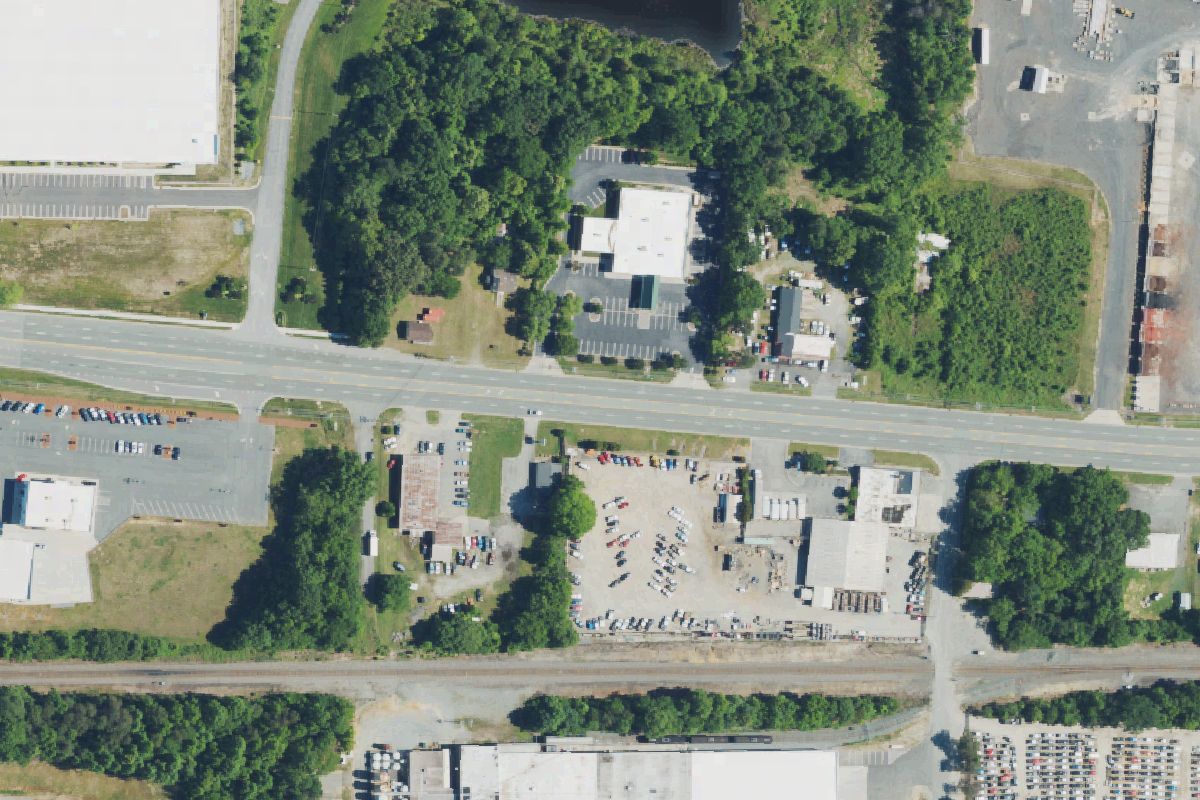 Aerial photo of Fenix Parts-Greensboro at 3848 Burlington Road