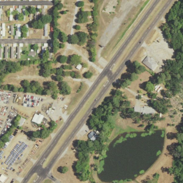 Aerial photo of Andy's U-Pull It