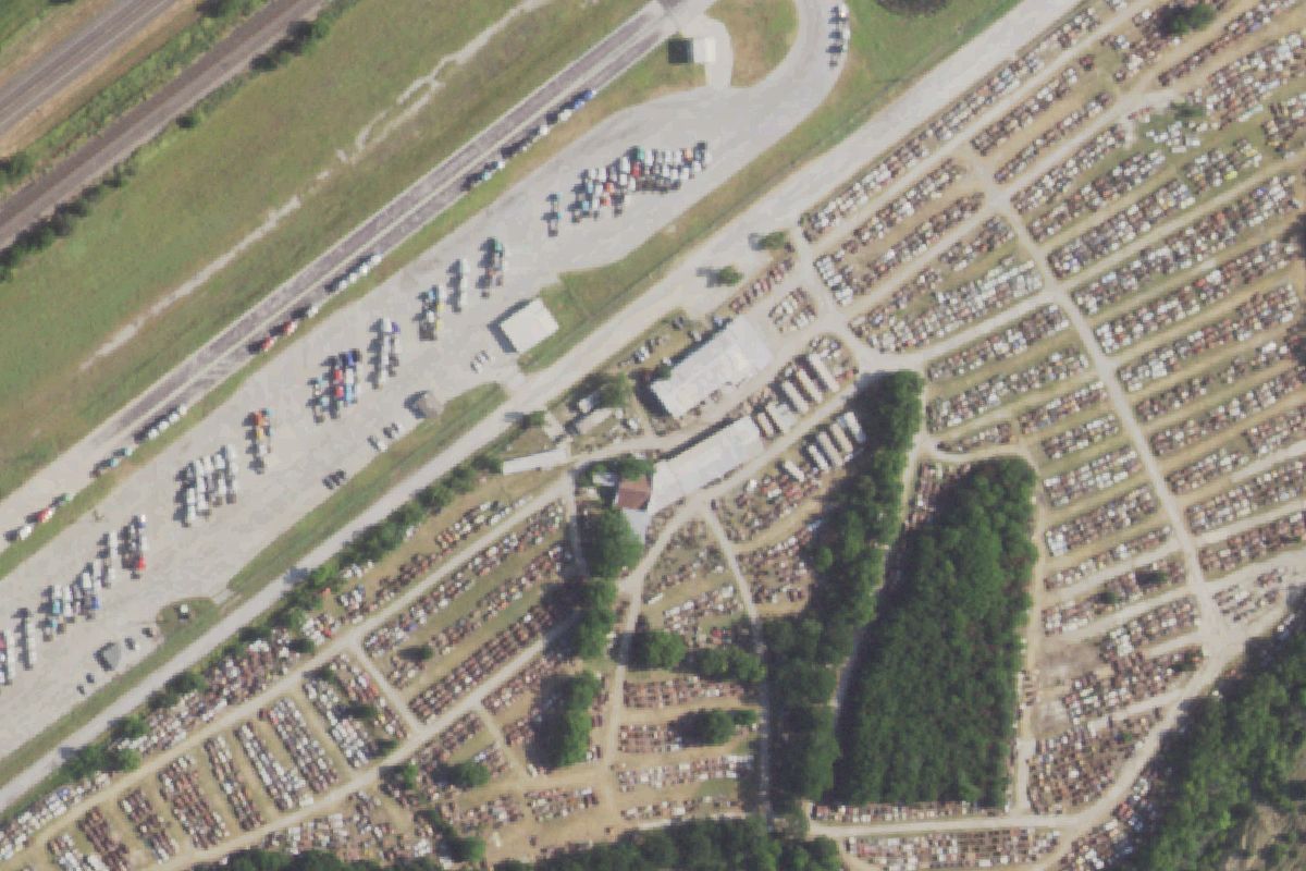 Aerial photo of CTC Auto Ranch at 3077 Memory Lane