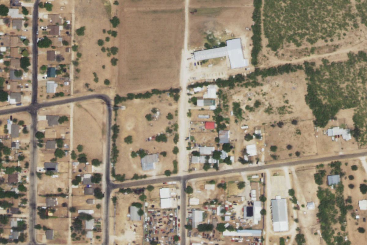 Aerial photo of Neiras Wrecking Yard at 2176 Simpson St