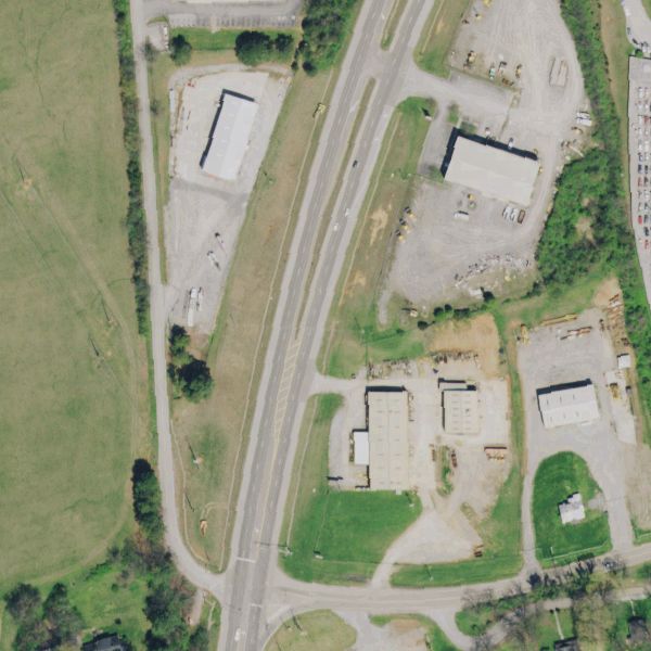 Aerial photo of Pull-A-Part Knoxville