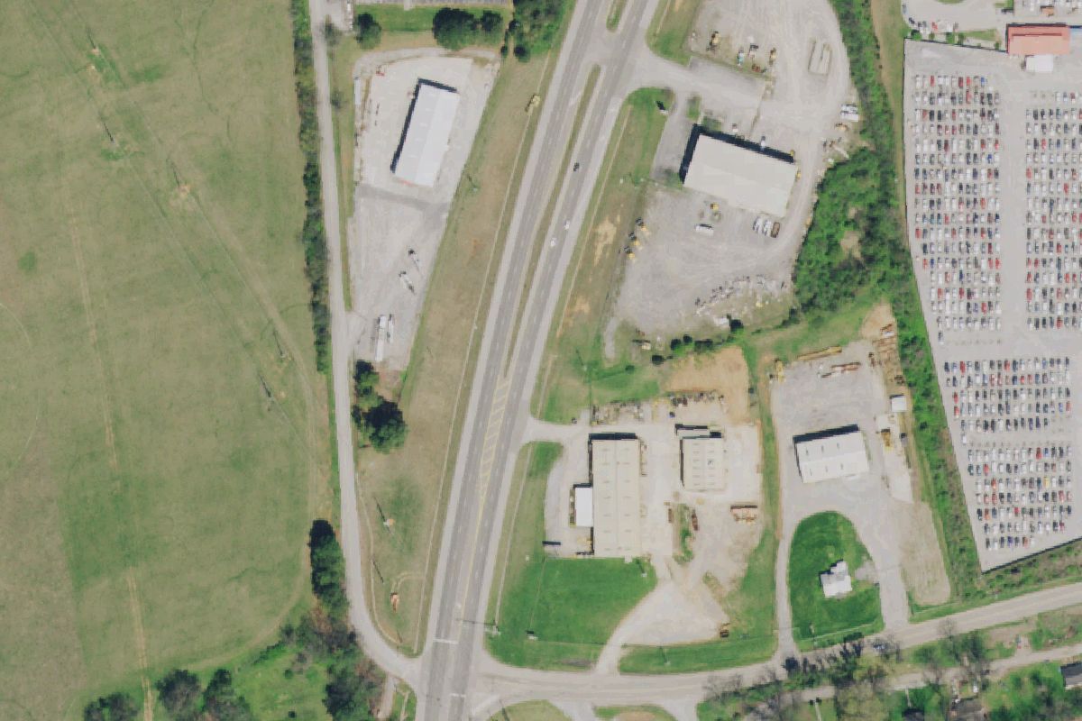 Aerial photo of Pull-A-Part Knoxville at 5800 Rutledge Pike