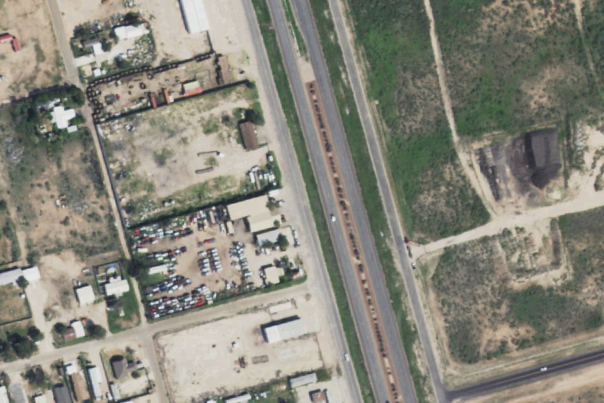 Aerial photo of Alcon Auto Parts at 7807 Andrews Hwy