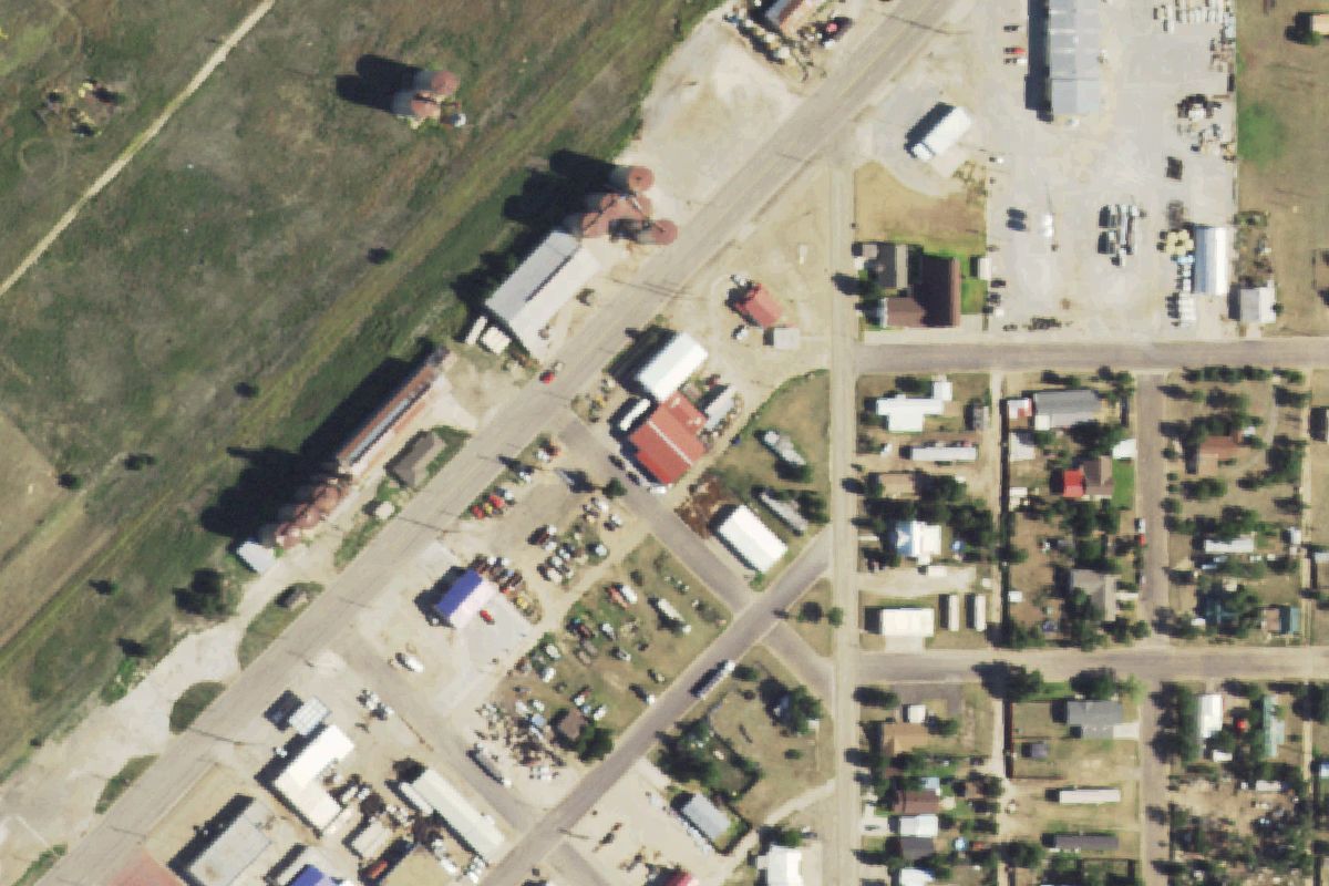 Aerial photo of Mark Sheets Truck Parts