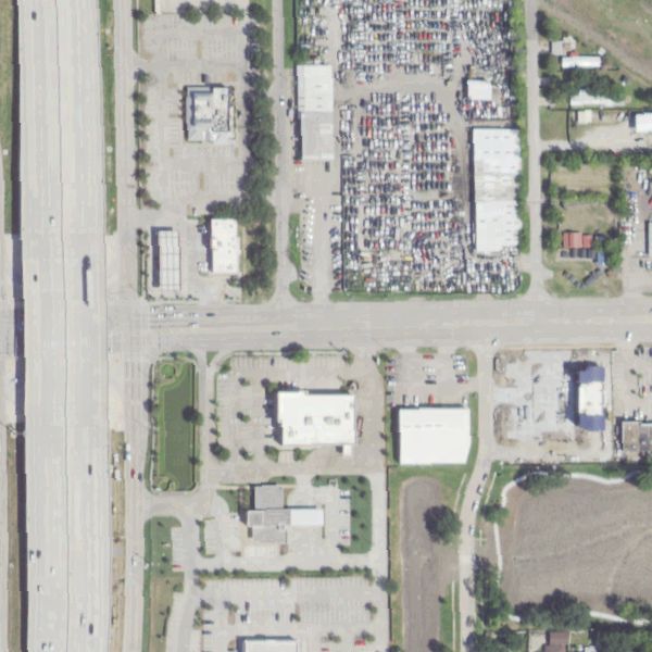 Aerial photo of Auto Parts Express