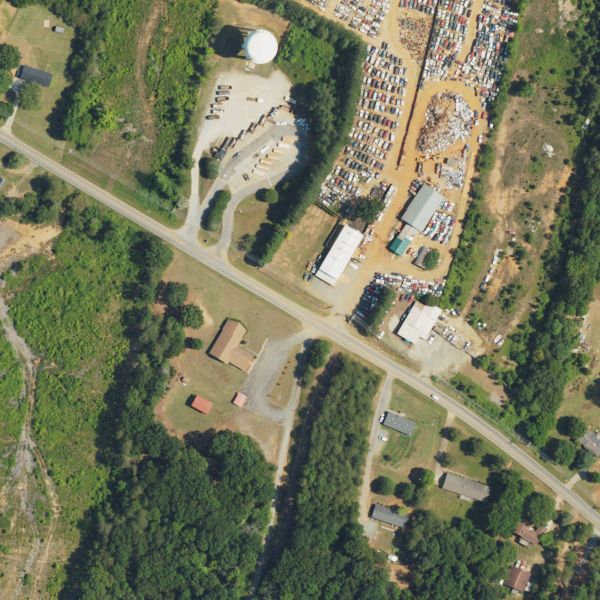 Aerial photo of Auto Parts U Pull - Lincolnton