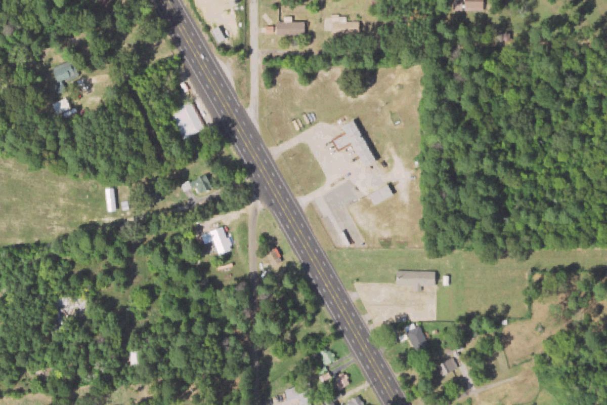 Aerial photo of Rusk Iron & Salvage