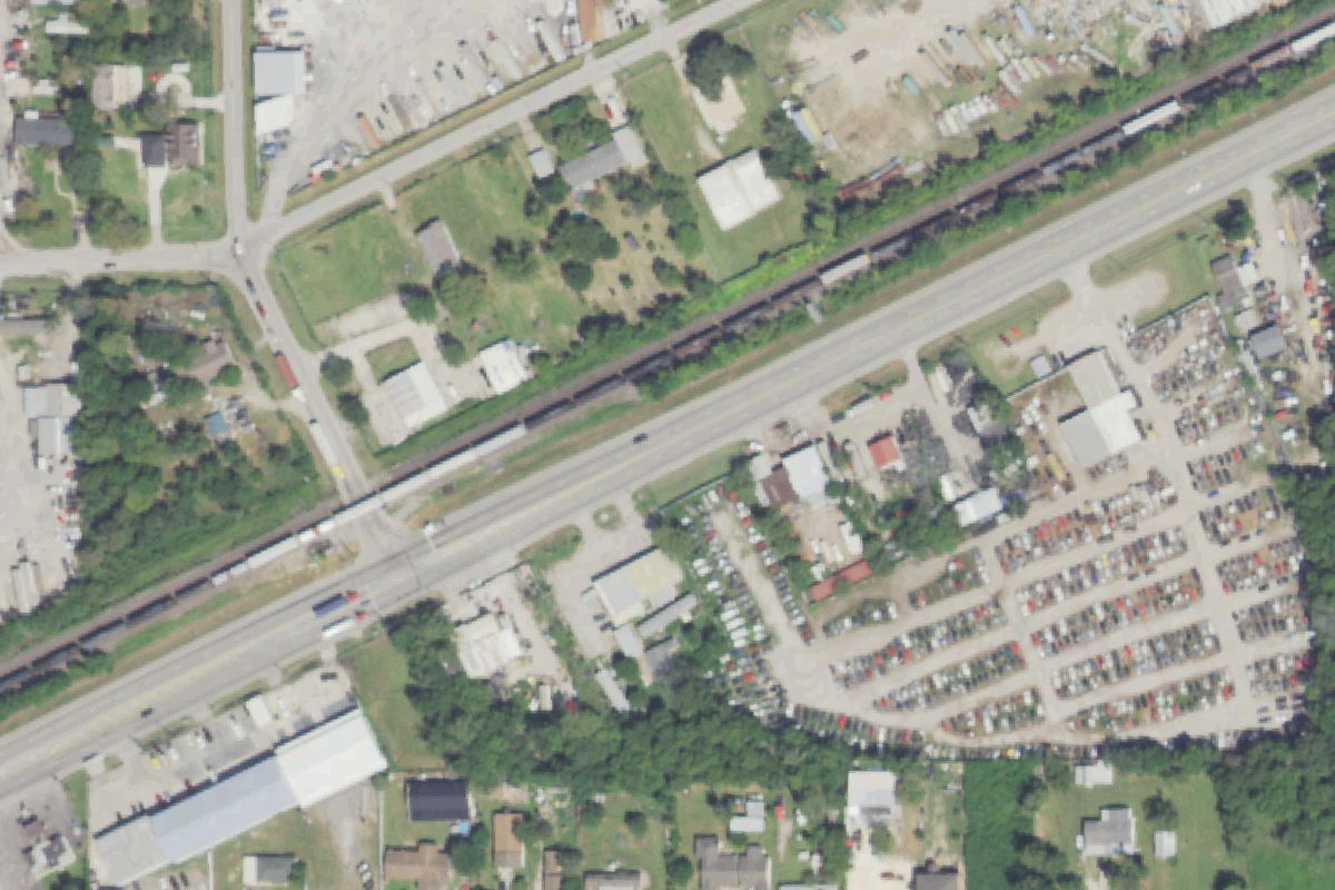 Aerial photo of Beltway Used Parts
