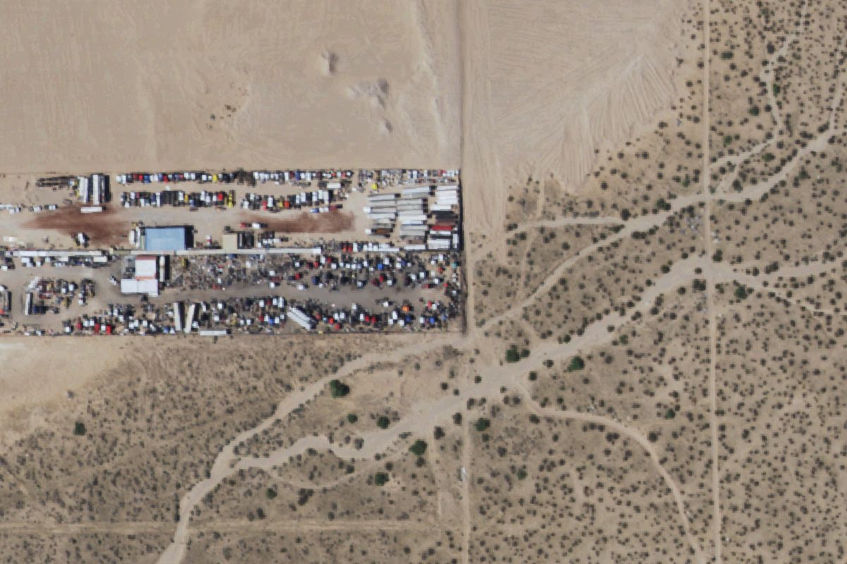 Aerial photo of Pardo Truck Center at 18801 Frontage Road